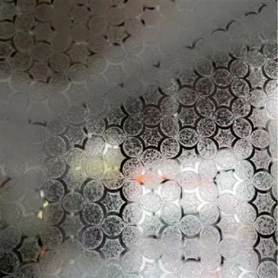 Sklo leptané kyselinou na dvere a okná